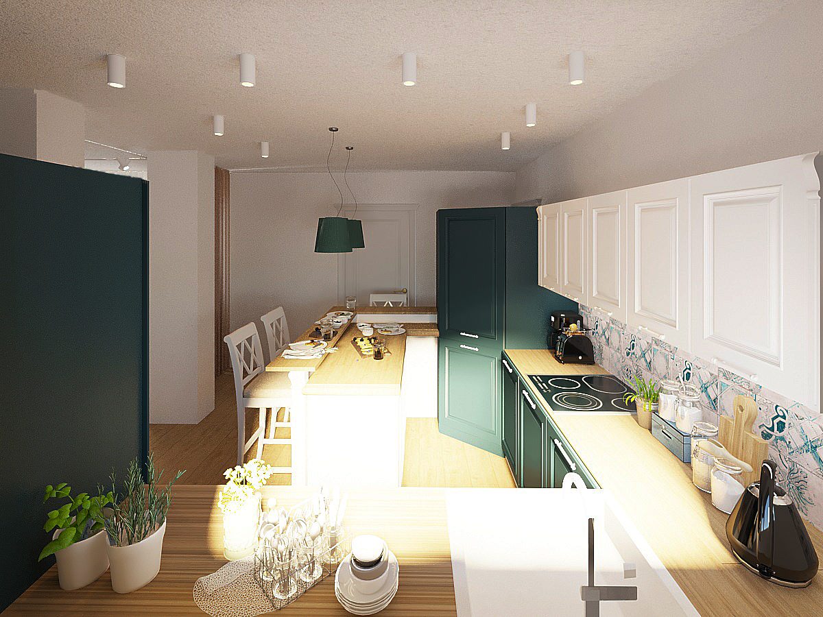 Кухня-гостиная | ЖК Времена года | Барнаул