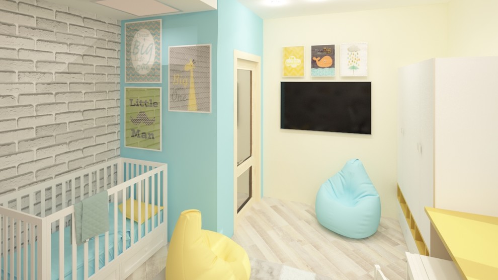 Трехкомнатная квартира для семьи с двумя детьми