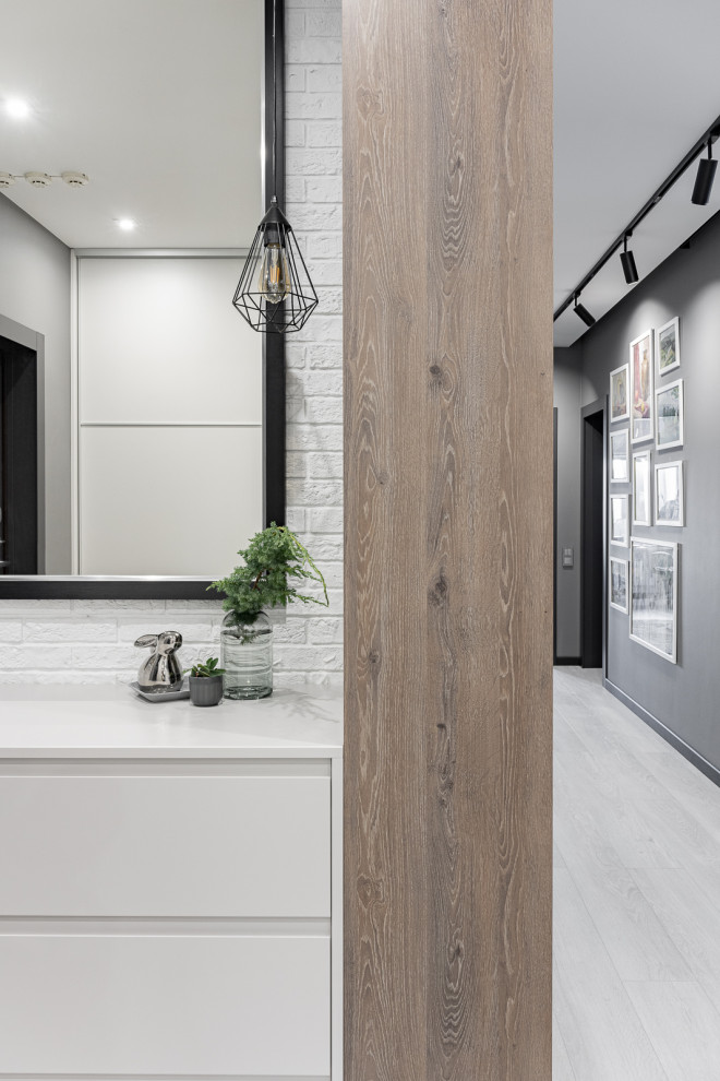 Уютная графичность. Квартира - отдых для семьи врачей