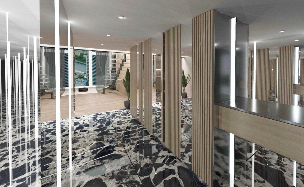 Двухуровневая квартира в Москва Сити