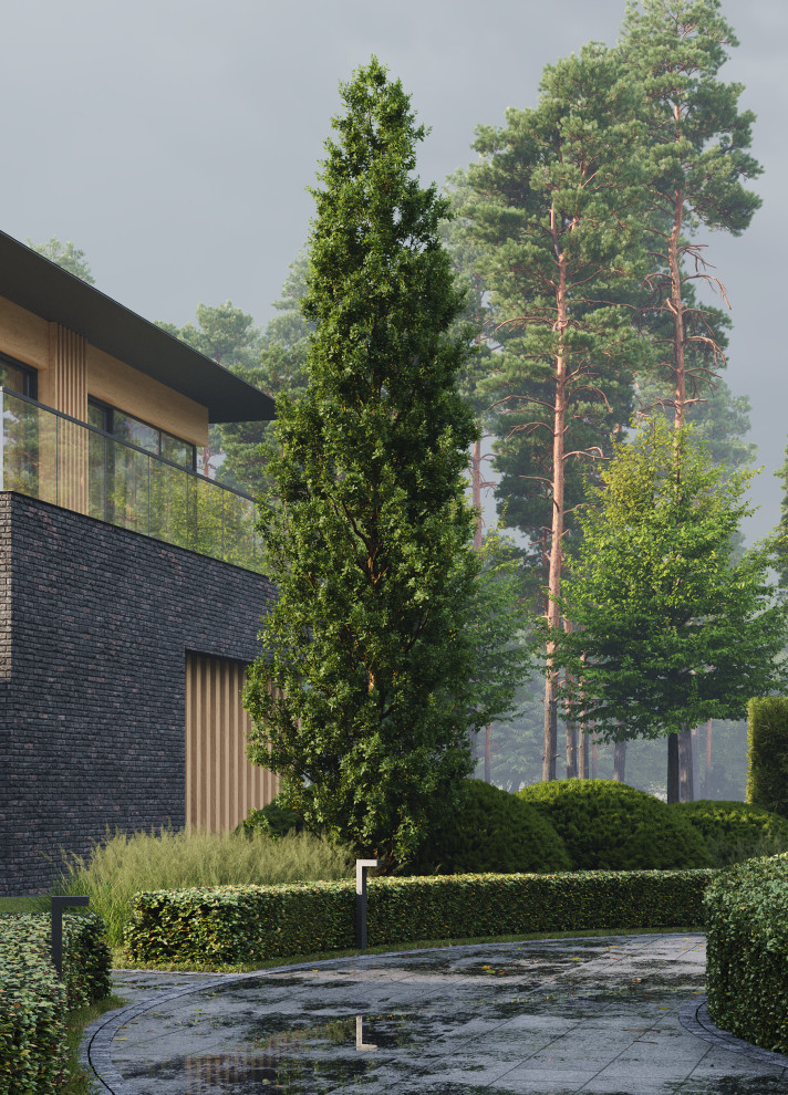 Частный сад в Московской области