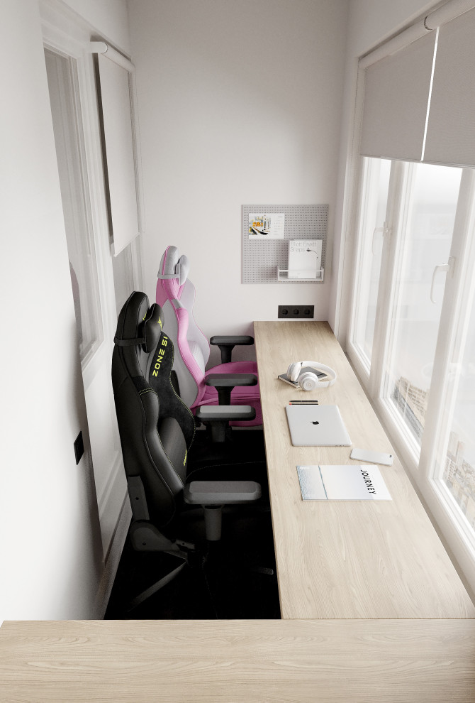 Обложка проекта: Дизайн студии в ЖК "Аквилон" 26 кв.м.