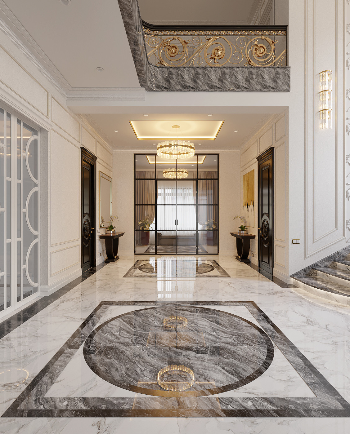 Дизайн Холла в Доме 800 м2 | Luxury Hall Design 800 m2