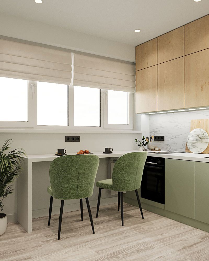 Обложка проекта: Дизайн-проект кухни г. Иваново