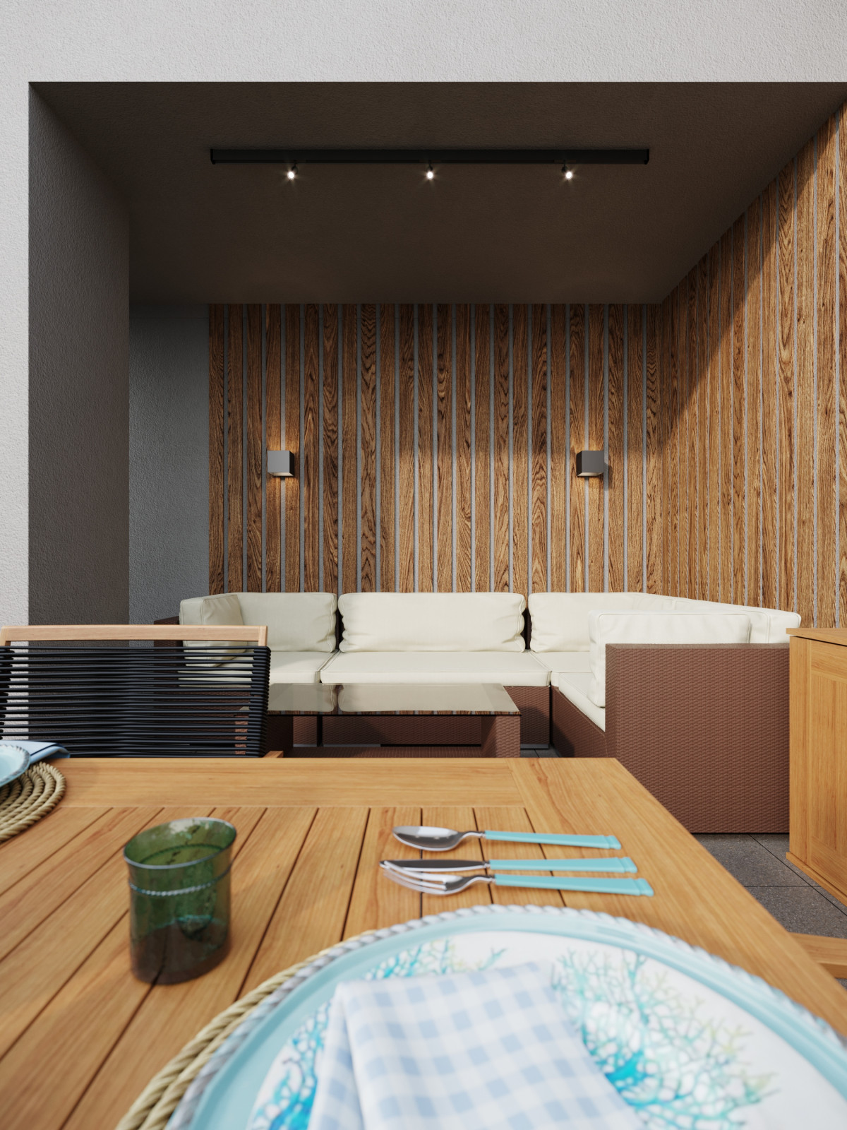 Двухуровневая квартира с террасой