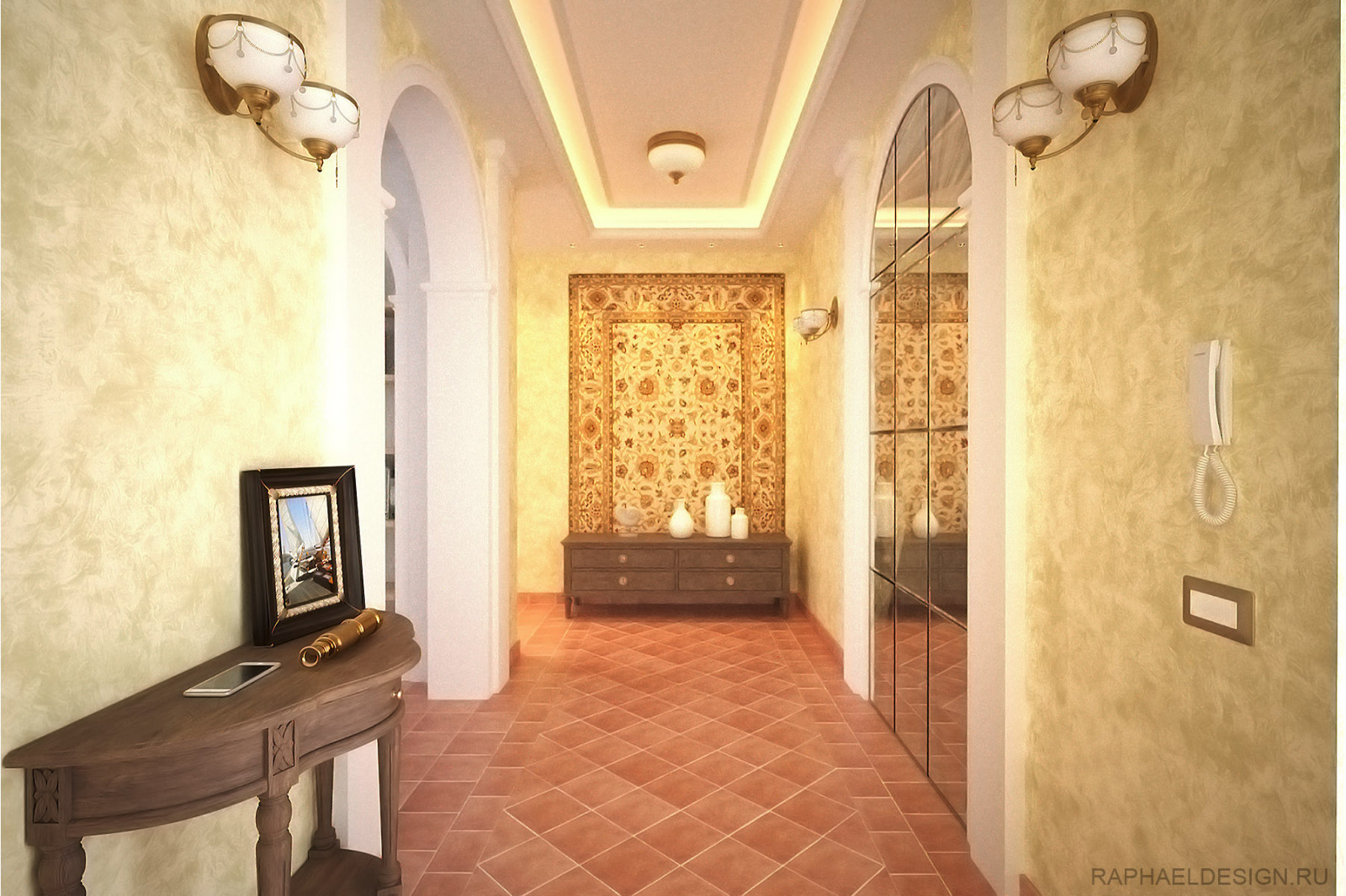 Реализованный проект в Московском районе - Квартира в средиземноморском стиле