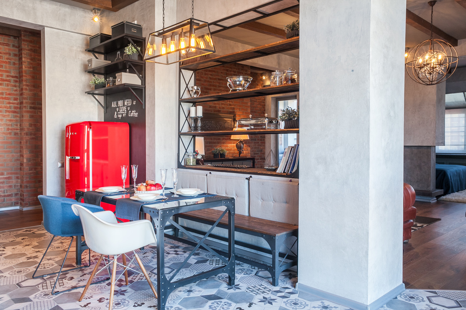 Фотосъемка апартаментов в стиле Лофт