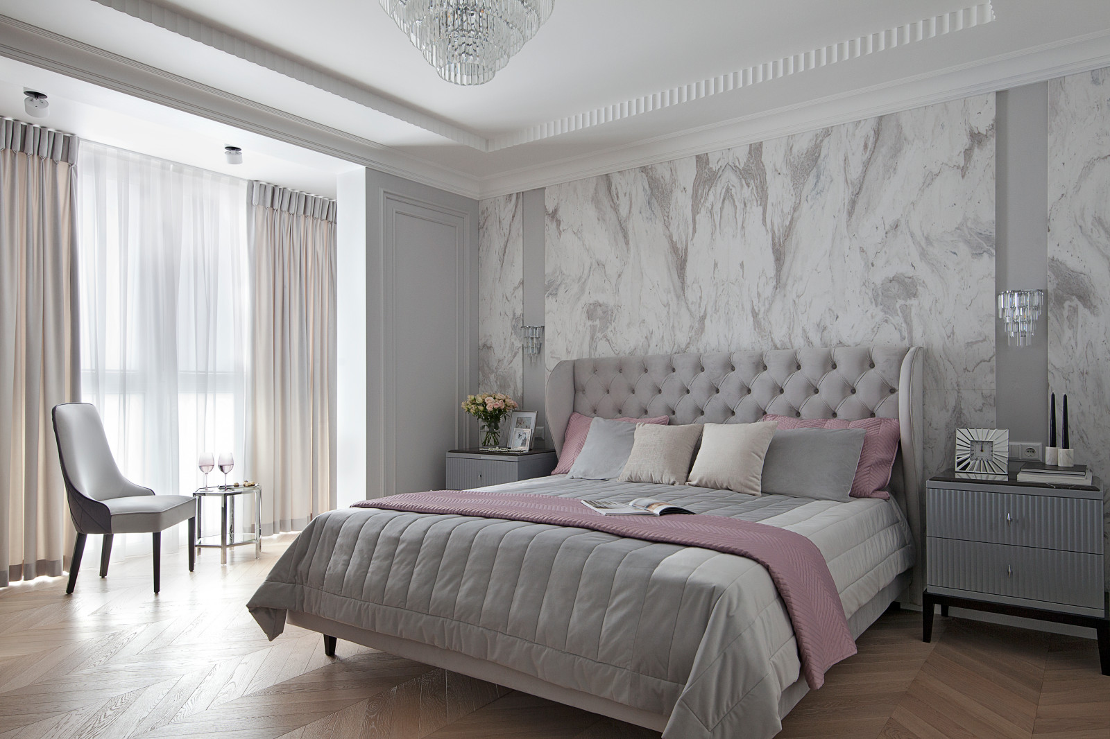 Интерьер квартиры в стиле современной классики 105 кв.м.