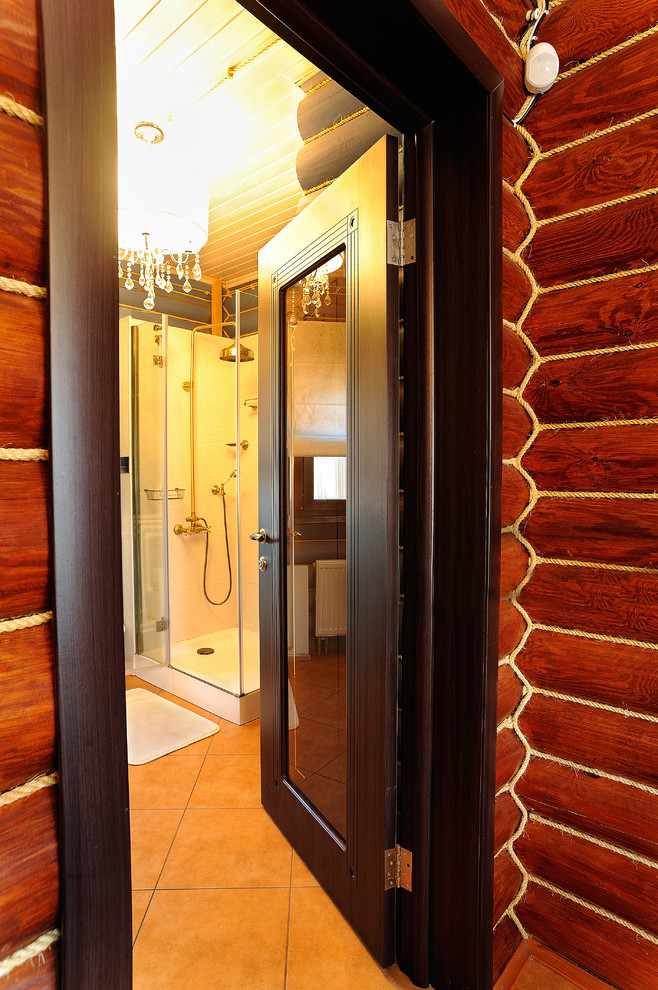 Бревенчатый дом для гостей