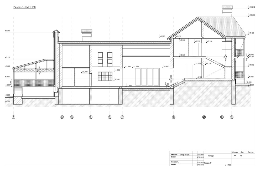 Проект дома с внутренним двориком во Владимире