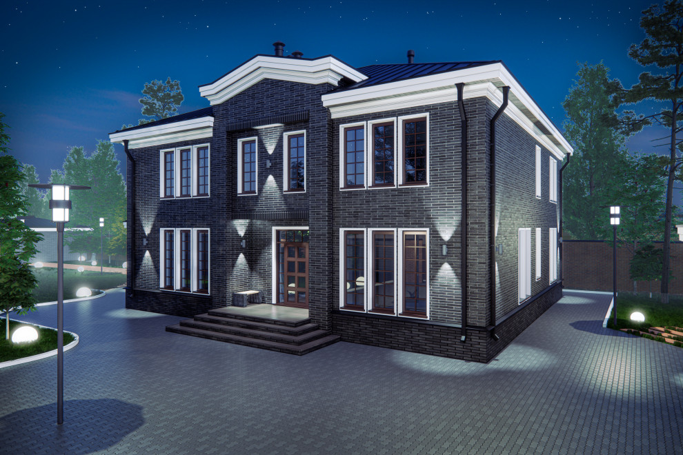 Жилой дом с гаражным комплексом