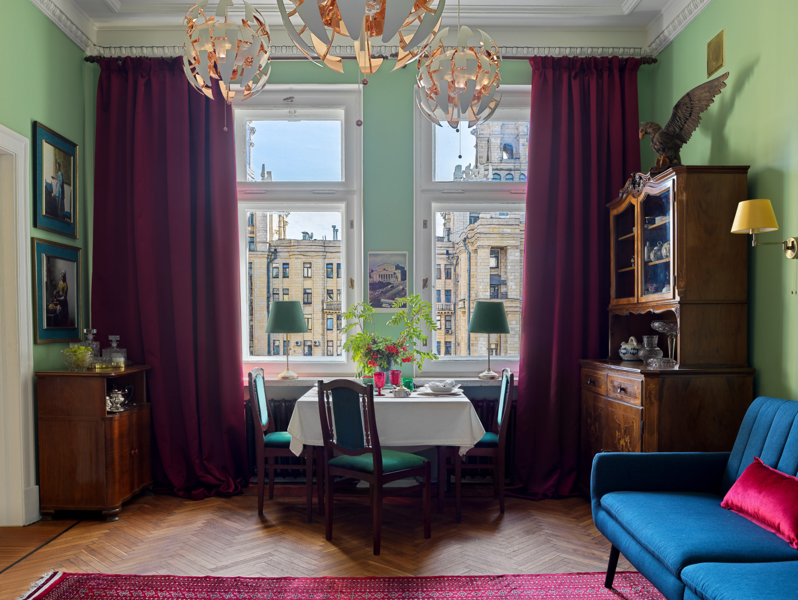 Интерьер в сталинской высотке (гостиница Украина)