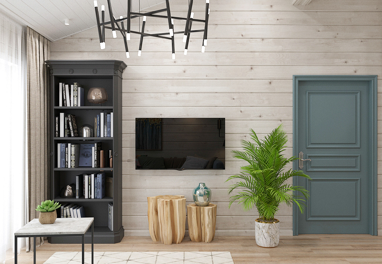 Интерьер деревянного дома