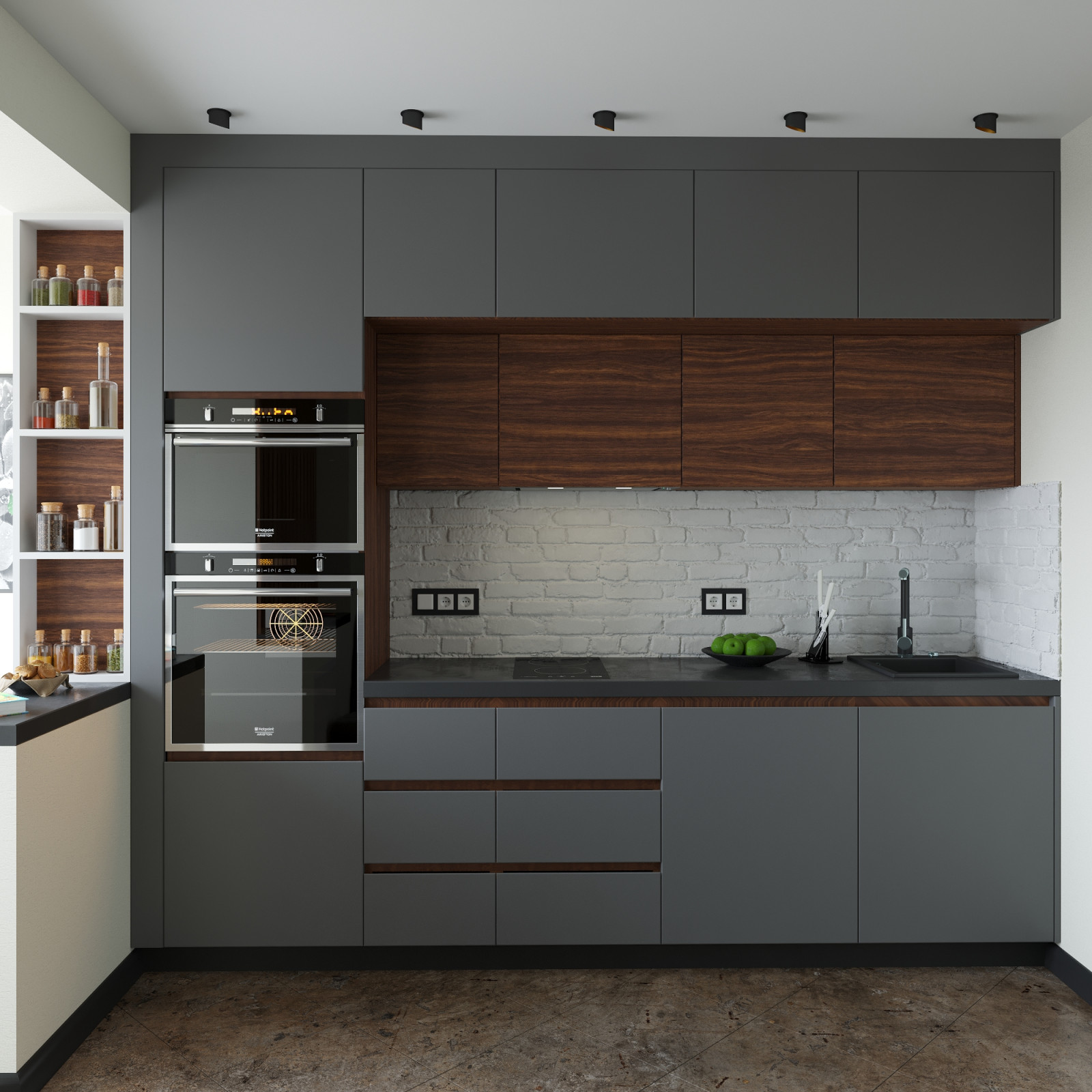 Обложка проекта: Кухня и лоджия на Лухмановской