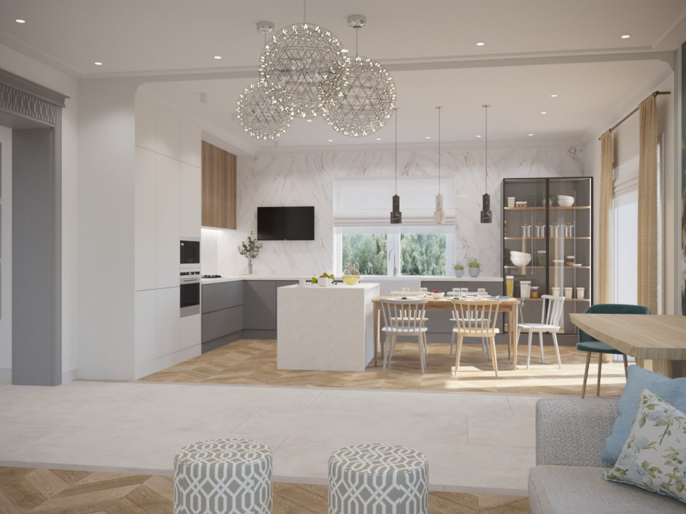 Дом с теплой, семейной атмосферой. 1 этаж