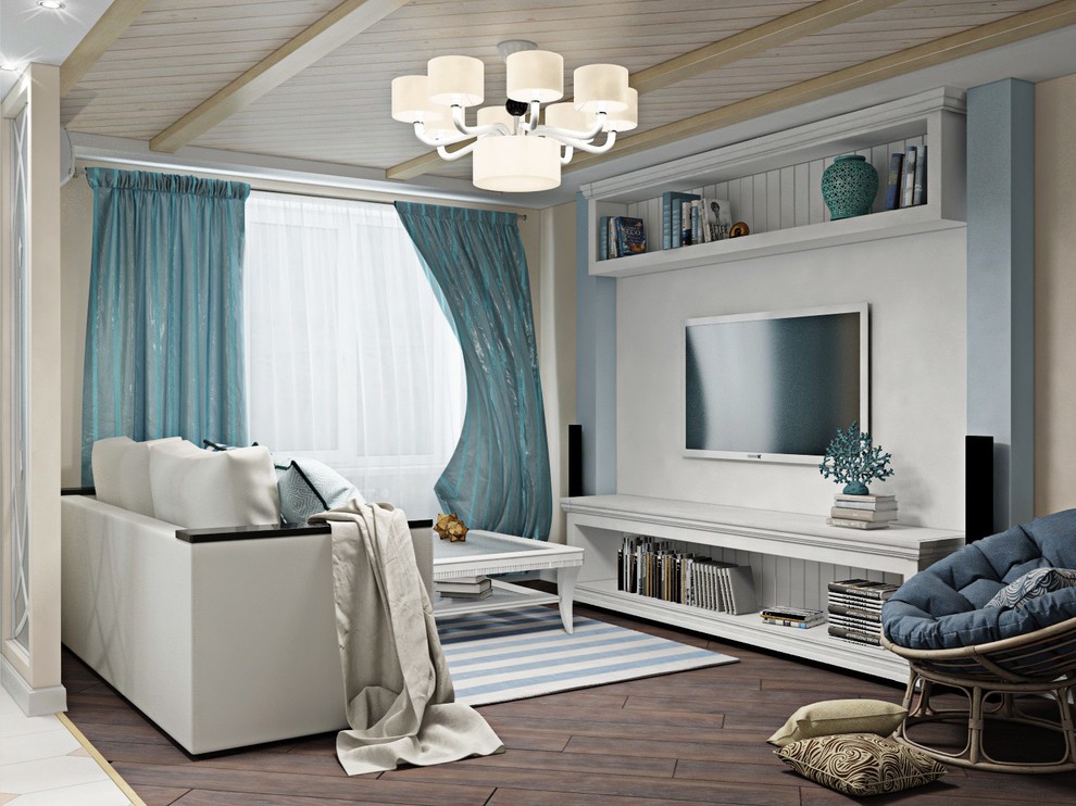 Дизайн интерьера 3к.кв. в ЖК "Мичурино-Запад" (110 м.кв.)