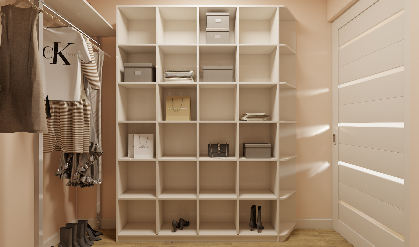 Дизайн двухкомнатной квартиры 44 м2