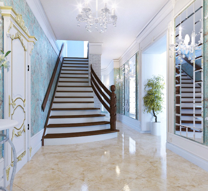 холл в жилом доме 500м.кв.