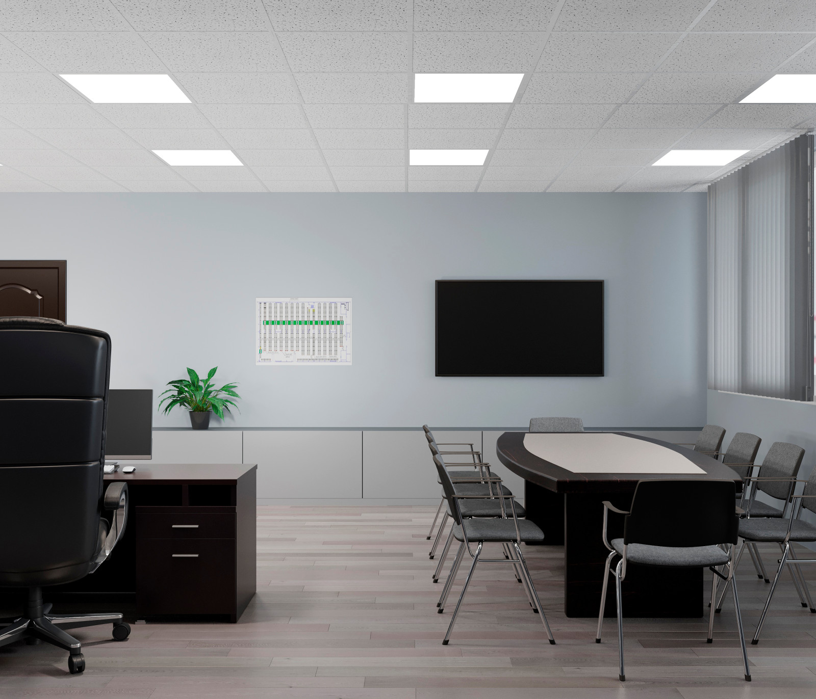 Обложка проекта: Кабинет для директора.