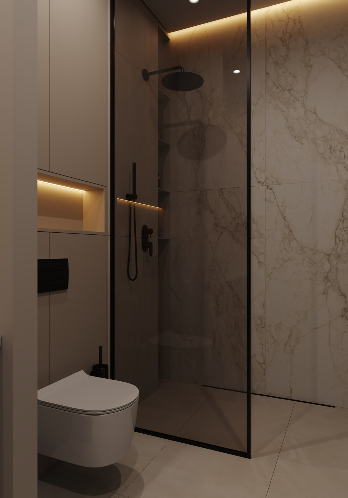 Санузлы (Частный дом в Малой Валяевке, Пензенская область)