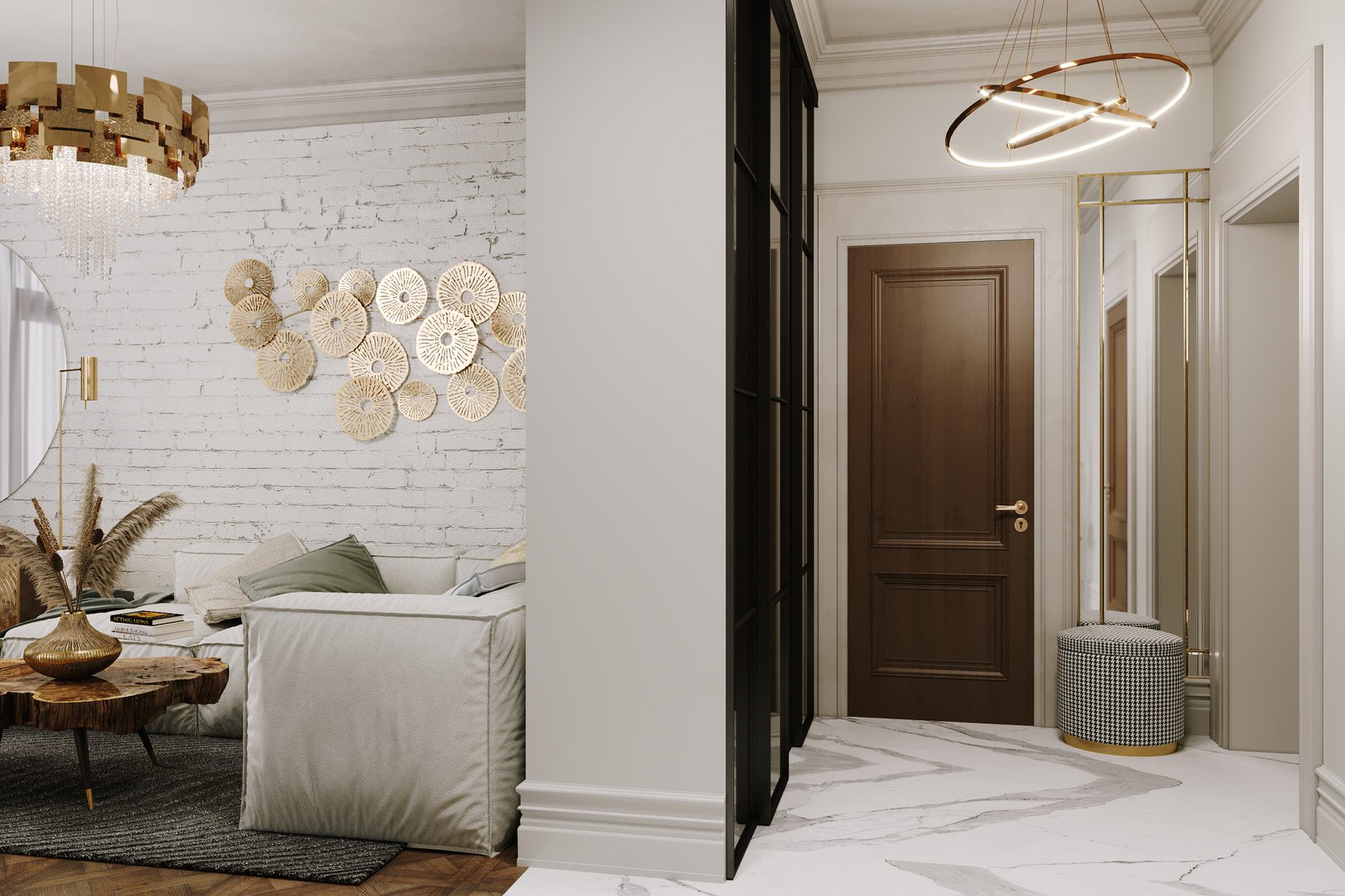 Art Deco in loft space