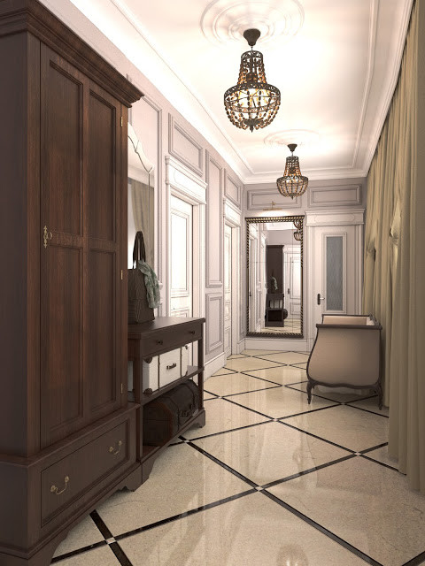 Interior design of Lux apartments of the Bariatinsky Palace