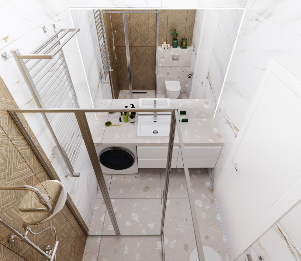 Однокомнатная квартира ЖК 2119 Ванная