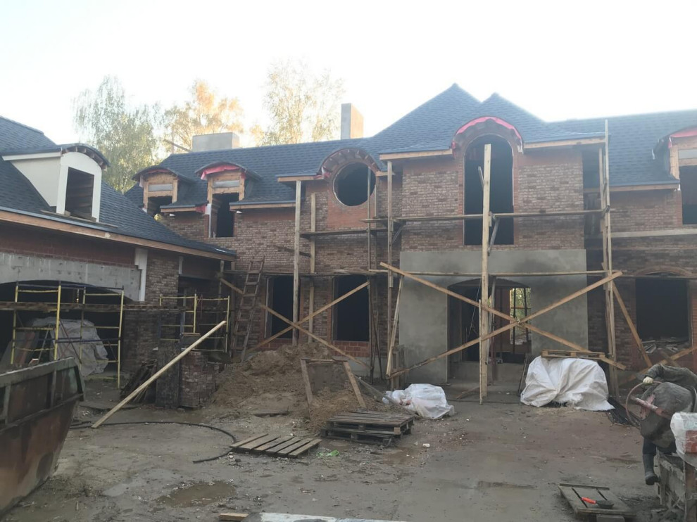 Строительство резиденции в Антоновке