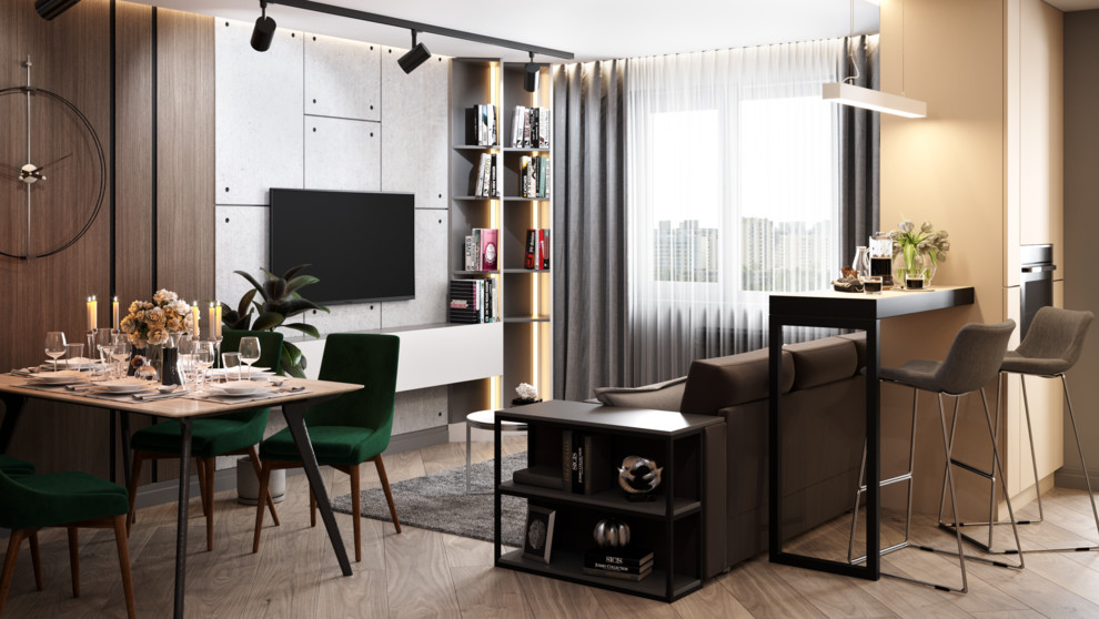 Дизайн квартиры 66,5кв.м. в современном стиле