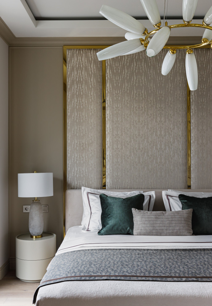 Современная классика реализованный дизайн-проект в ЖК "Прайм парк"