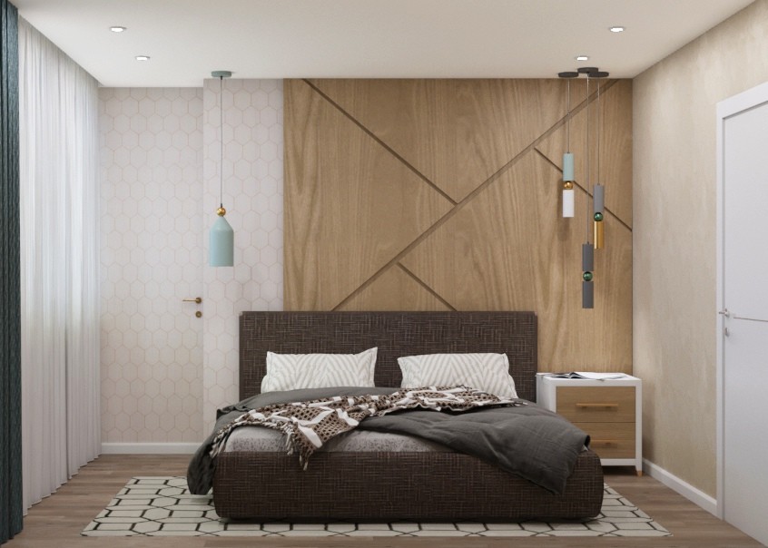 Дизайн проект 2к кв 55 м2 в ЖК Дыхание