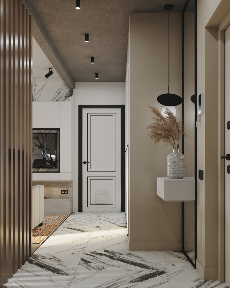 Квартира в ЖК Резиденции Архитекторов для молодой пары с двумя котами, 63 кв.м.