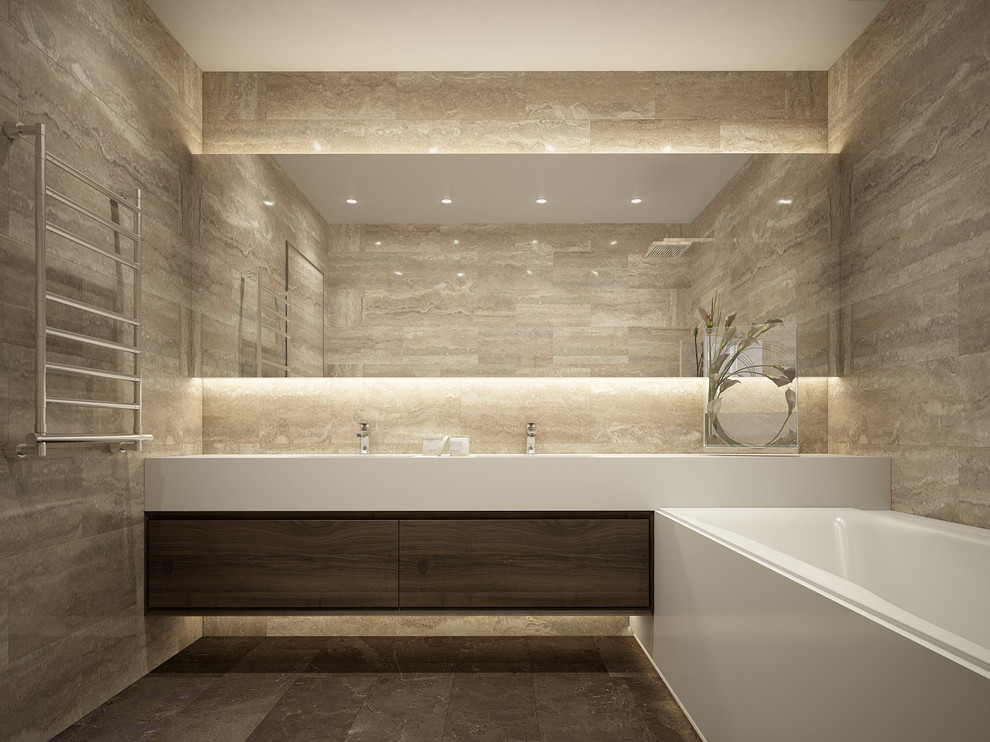 Санузел / Таунхаус / Современный интерьер