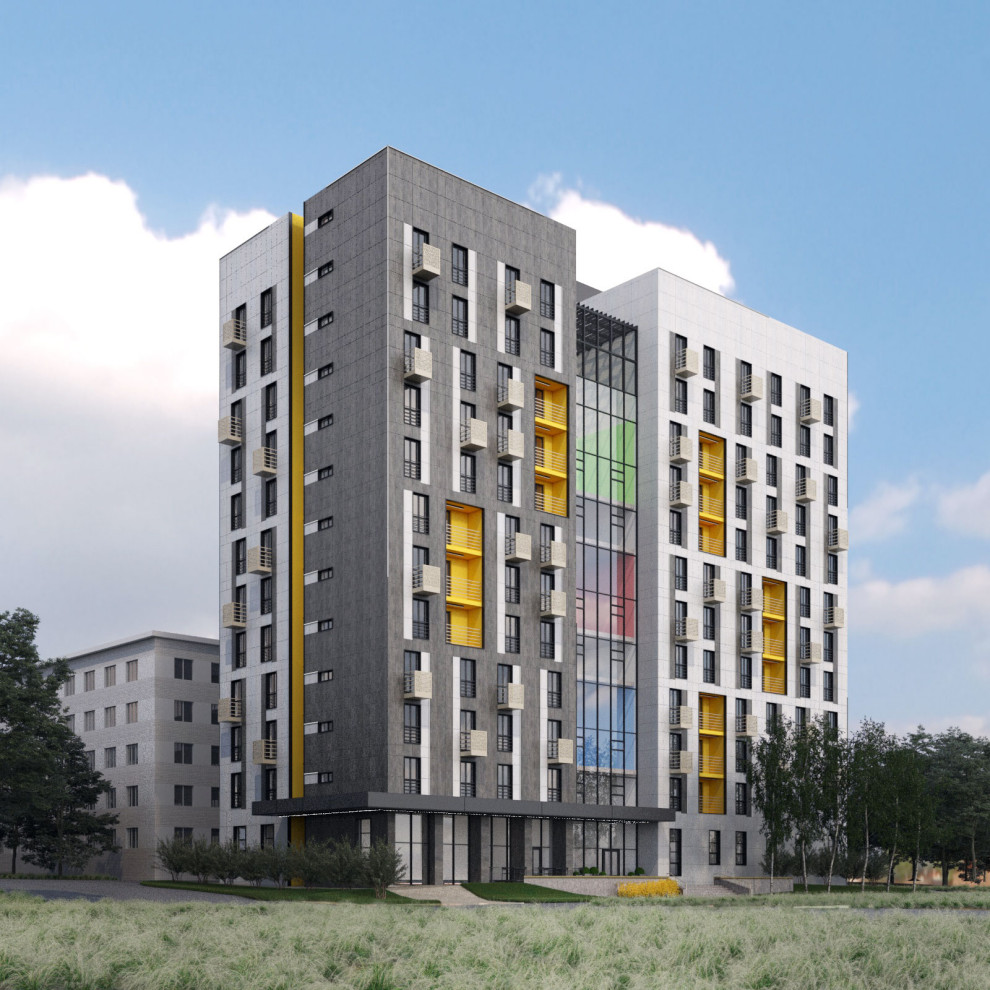 Обложка проекта: общежитие СГТУ имени Гагарина Ю.А. для иностранных студентов