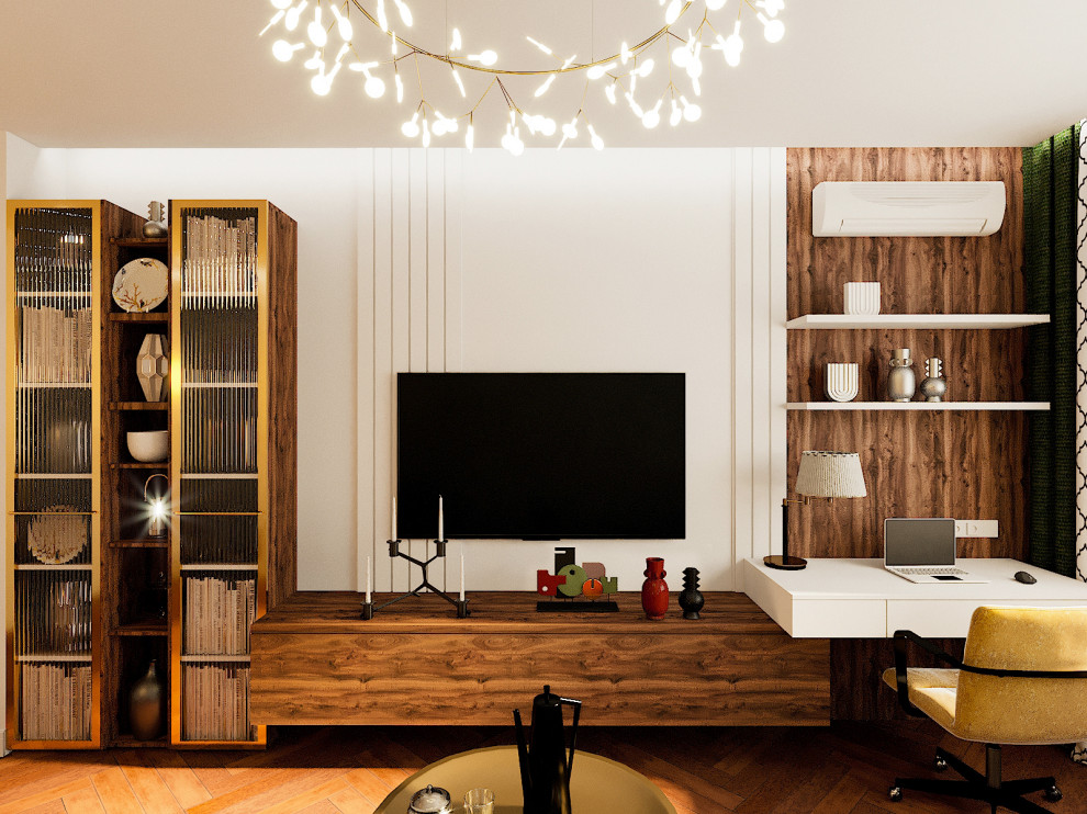 Дизайн гостиной в однокомнатной квартире