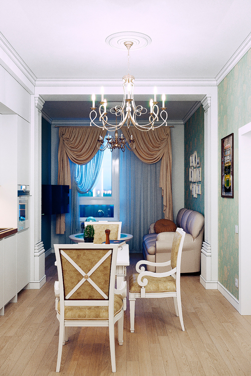 Дихайн проект 2 к.квартиры. г.Сестрорецк