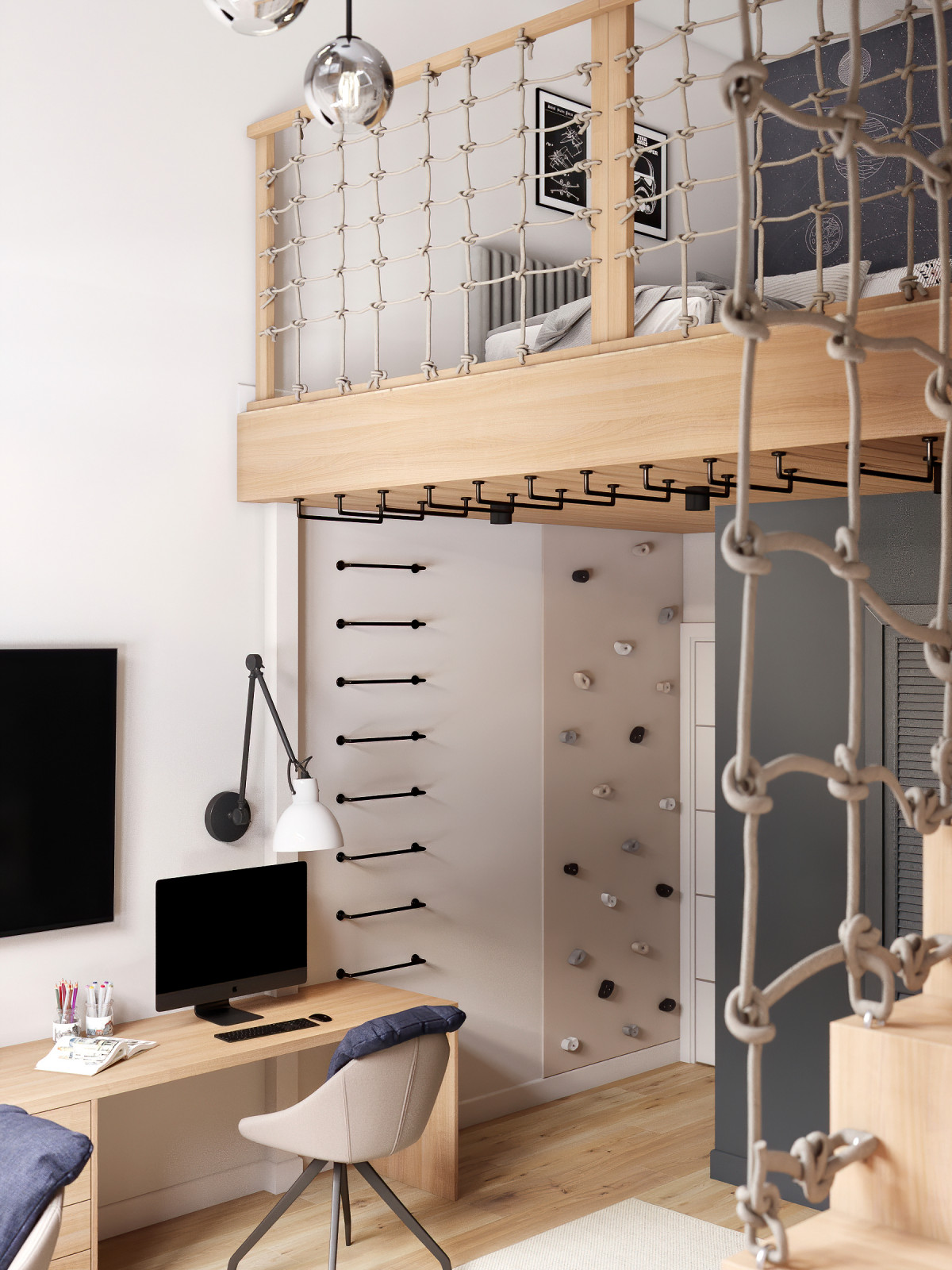 Двухуровневая квартира в стиле "ваби-саби". ЖК Событие