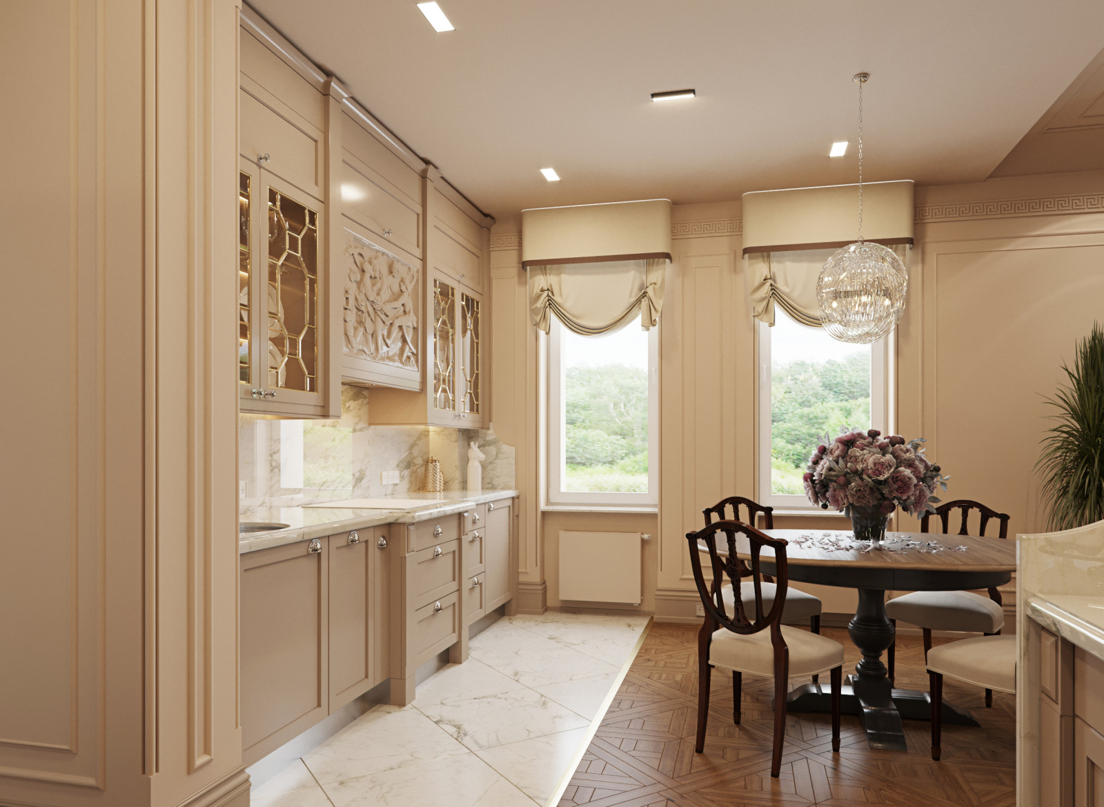 Неоклассика в ЖК "«Duderhof Club»