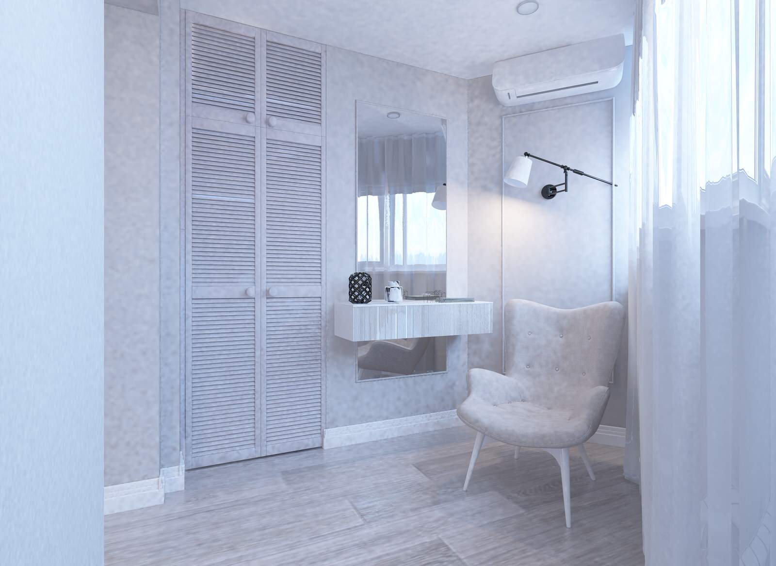 Дизайн спальни в современном стиле.