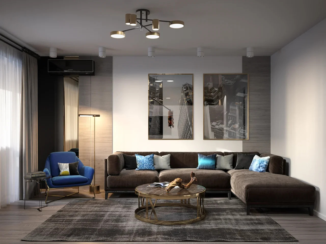 Обложка проекта: Трехкомнатная квартира