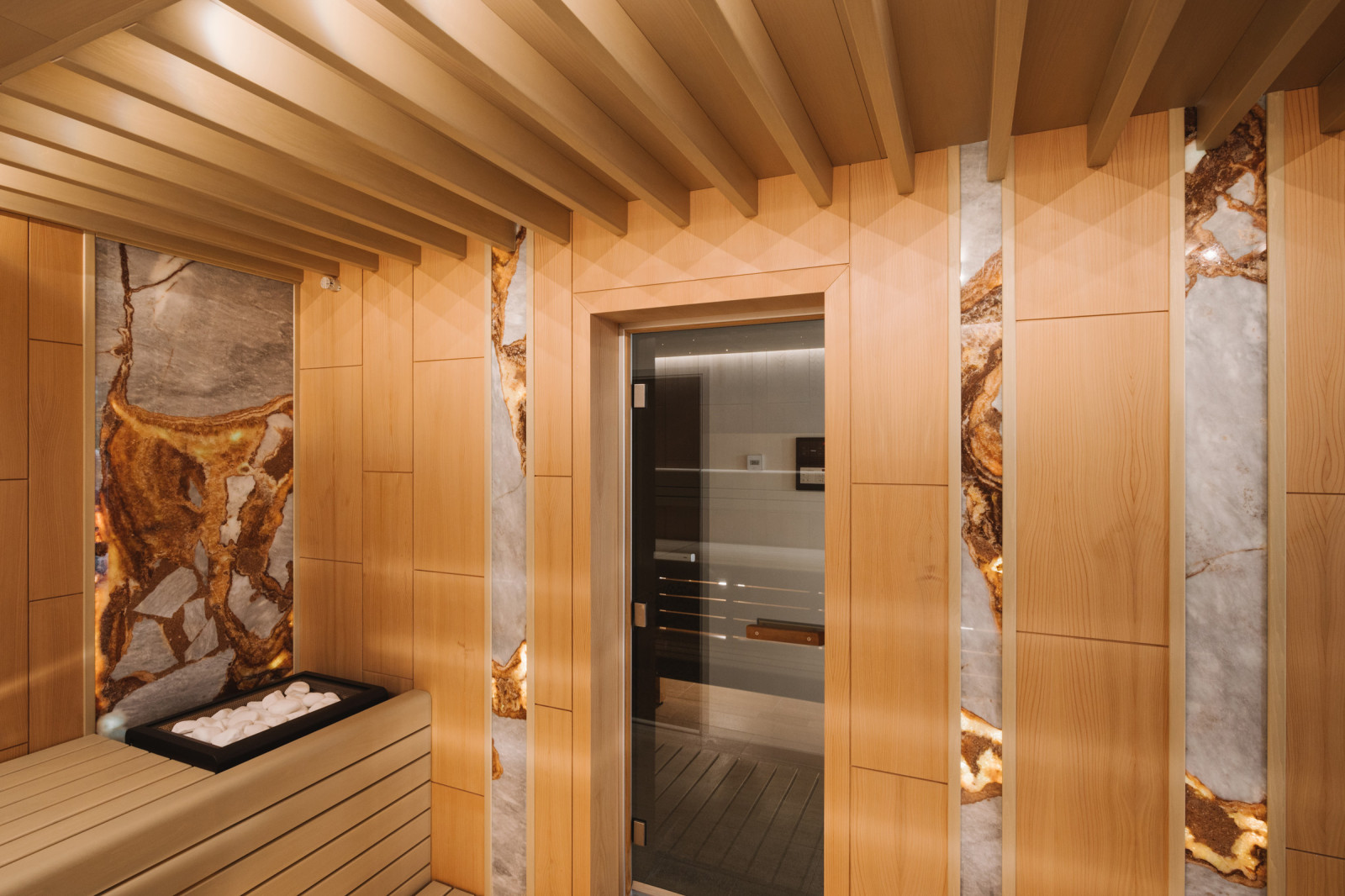 Сауна из панелей.