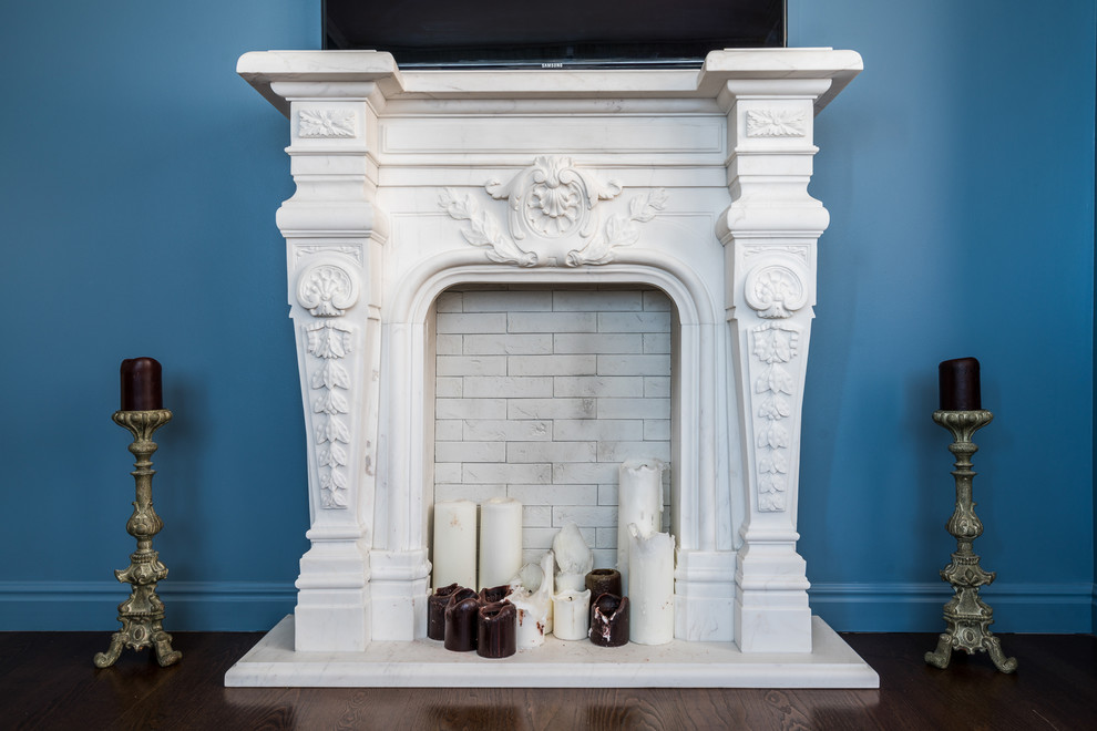 Фальшкамин в новом доме в Санкт-Петербурге