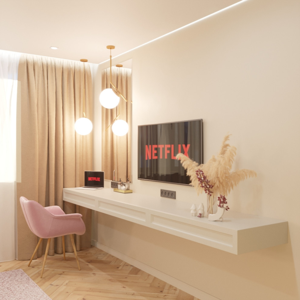 Обложка проекта: Спальня для девушки "Peach"