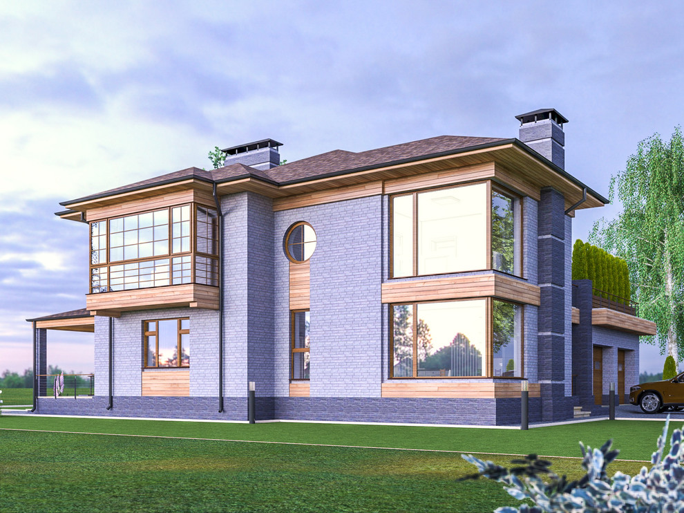 Обложка проекта: Хайтек- хаус в КП "Барвиха Хиллс"