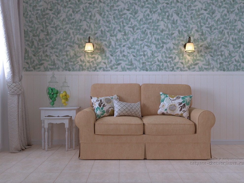 Дизайн-проект кухни и с/у в однокомнатной квартире