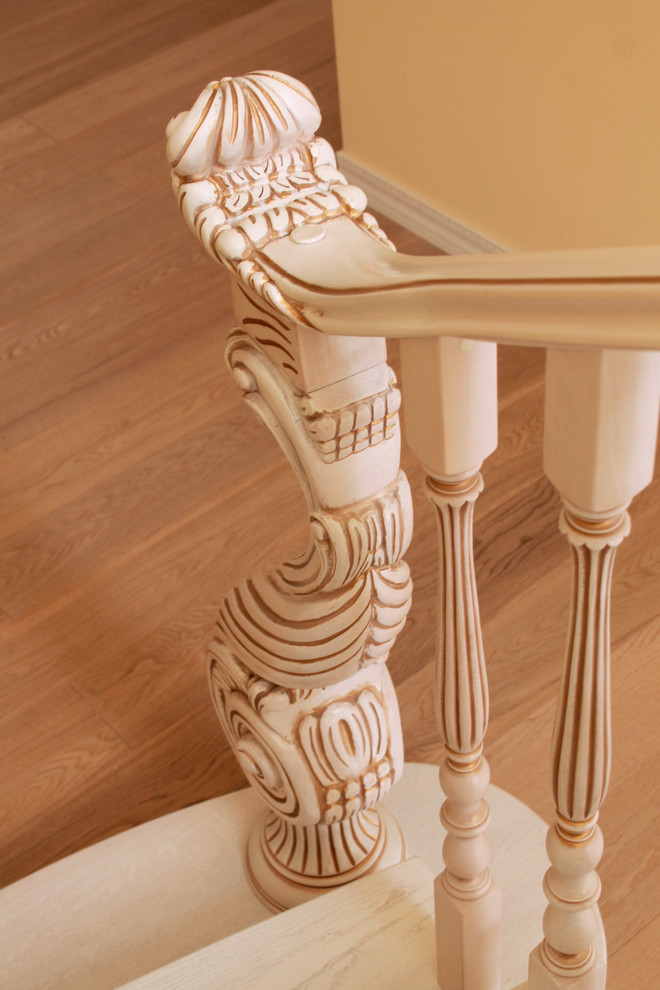 Лестница с прямыми маршами и поворотной площадкой