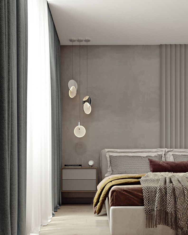 Дизайн проект спальни ЖК Лазурный г. Воронеж