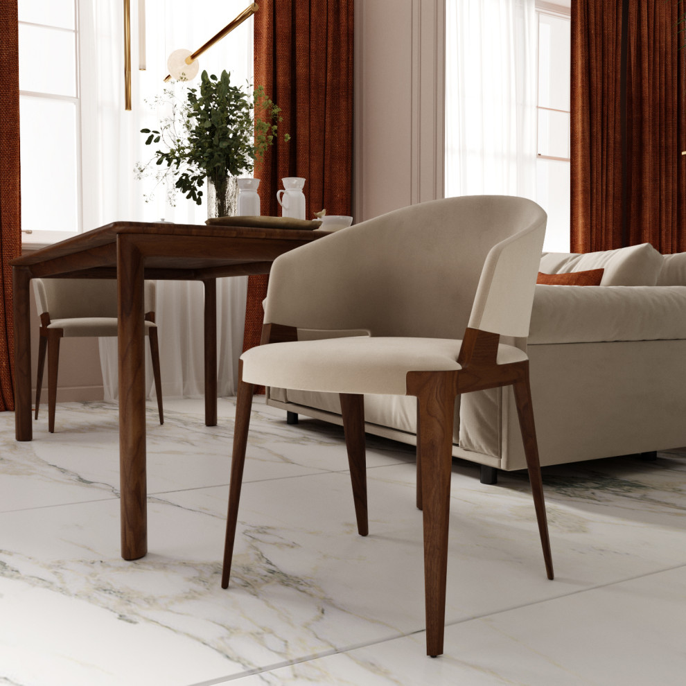 Яркая столвоая зона с мебелью Artfabric