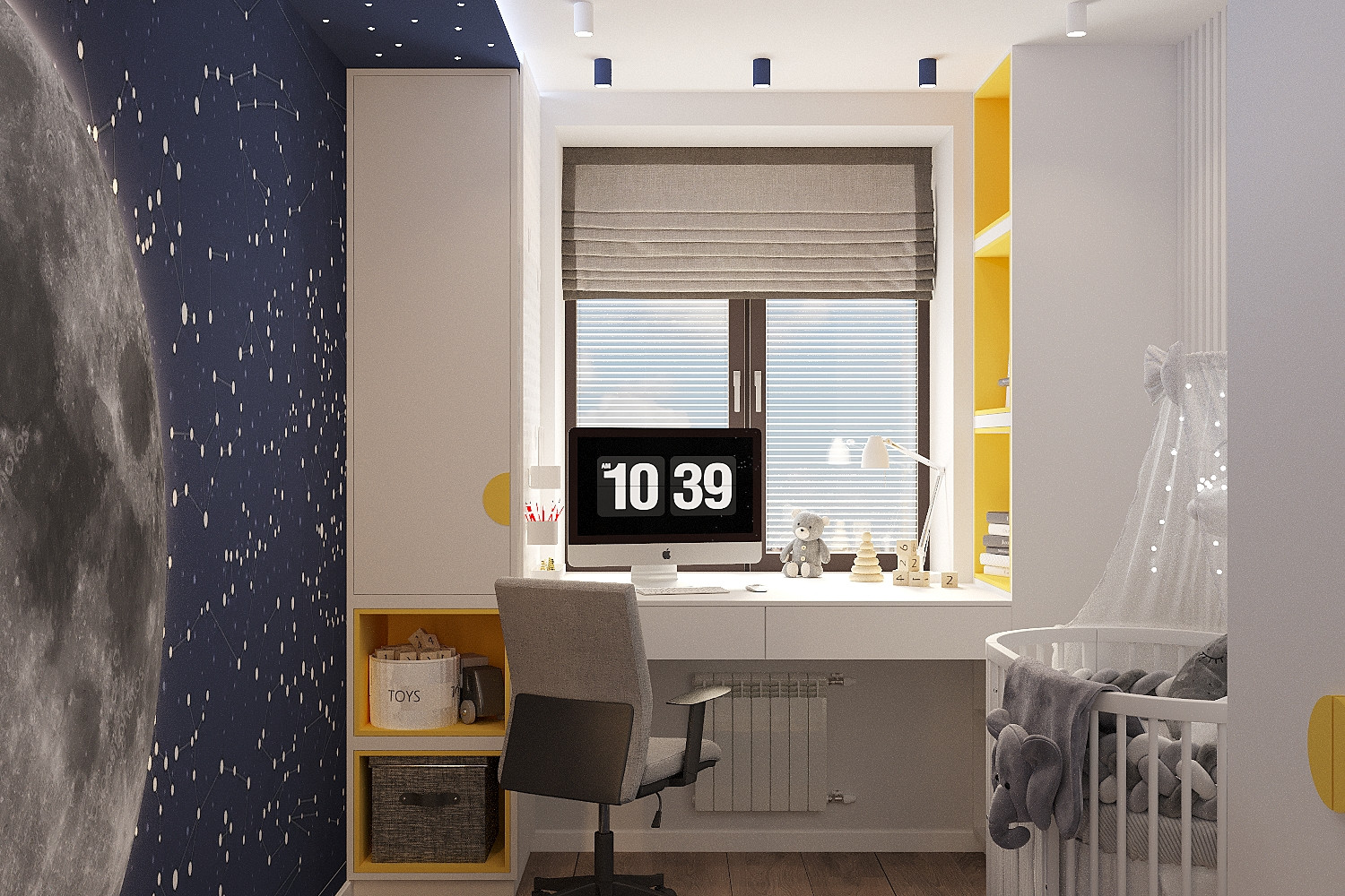 Лаконичный минимализм для молодой семьи