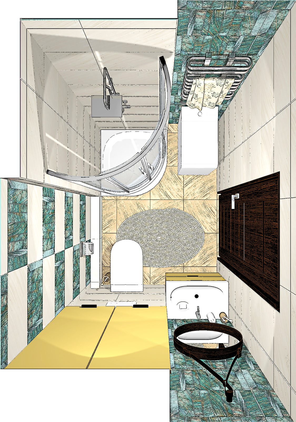 проект "ЛЁЛЯ" ванная комната